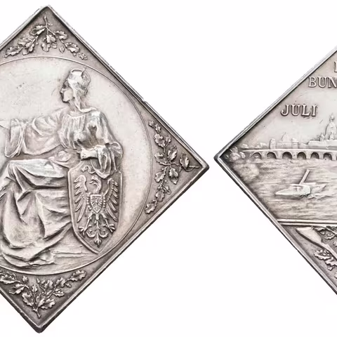 AR Klipa 1900 (Glaser) - XIII. Německé spolkové střelby v Drážďanech. Ag 34 mm (28,07 g),