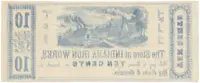 USA - Pensylvánie, 10 Cent 1856 - fotografie 2