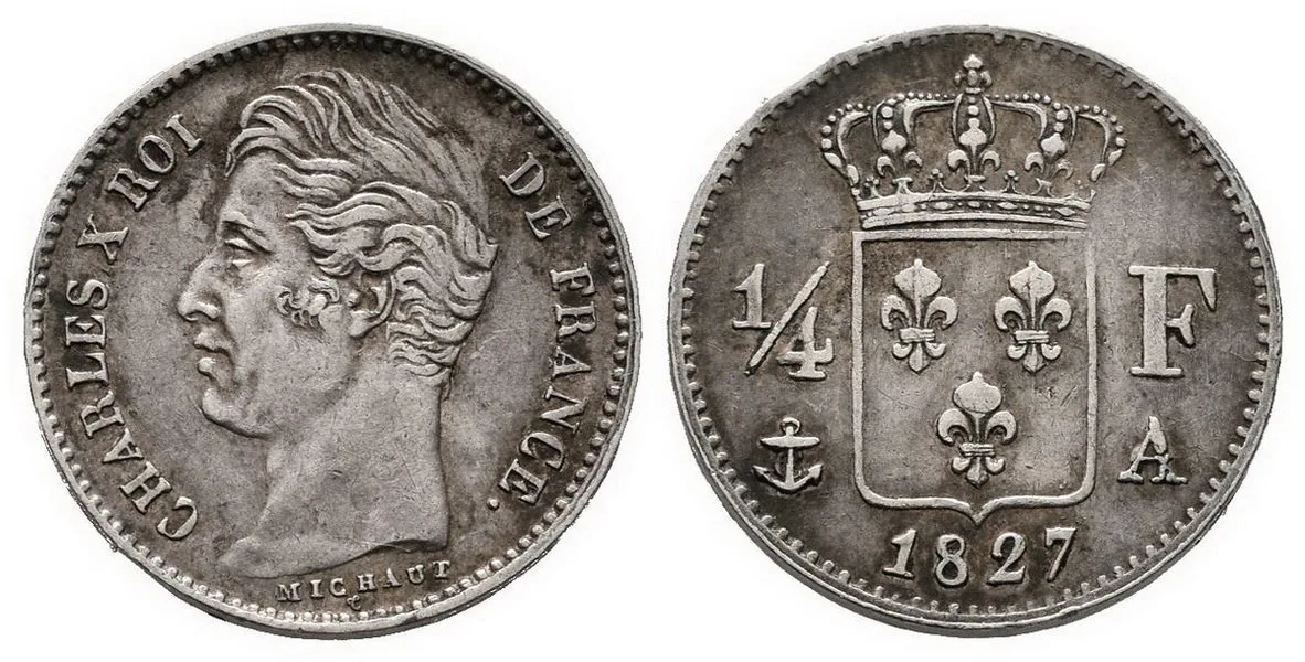 Francie, Charles X., 1824 - 1830 — 1