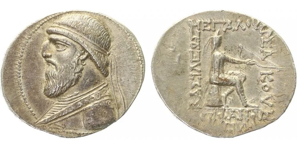 Parthové, Mithradates II., 123 - 88 př. Kr. — 1