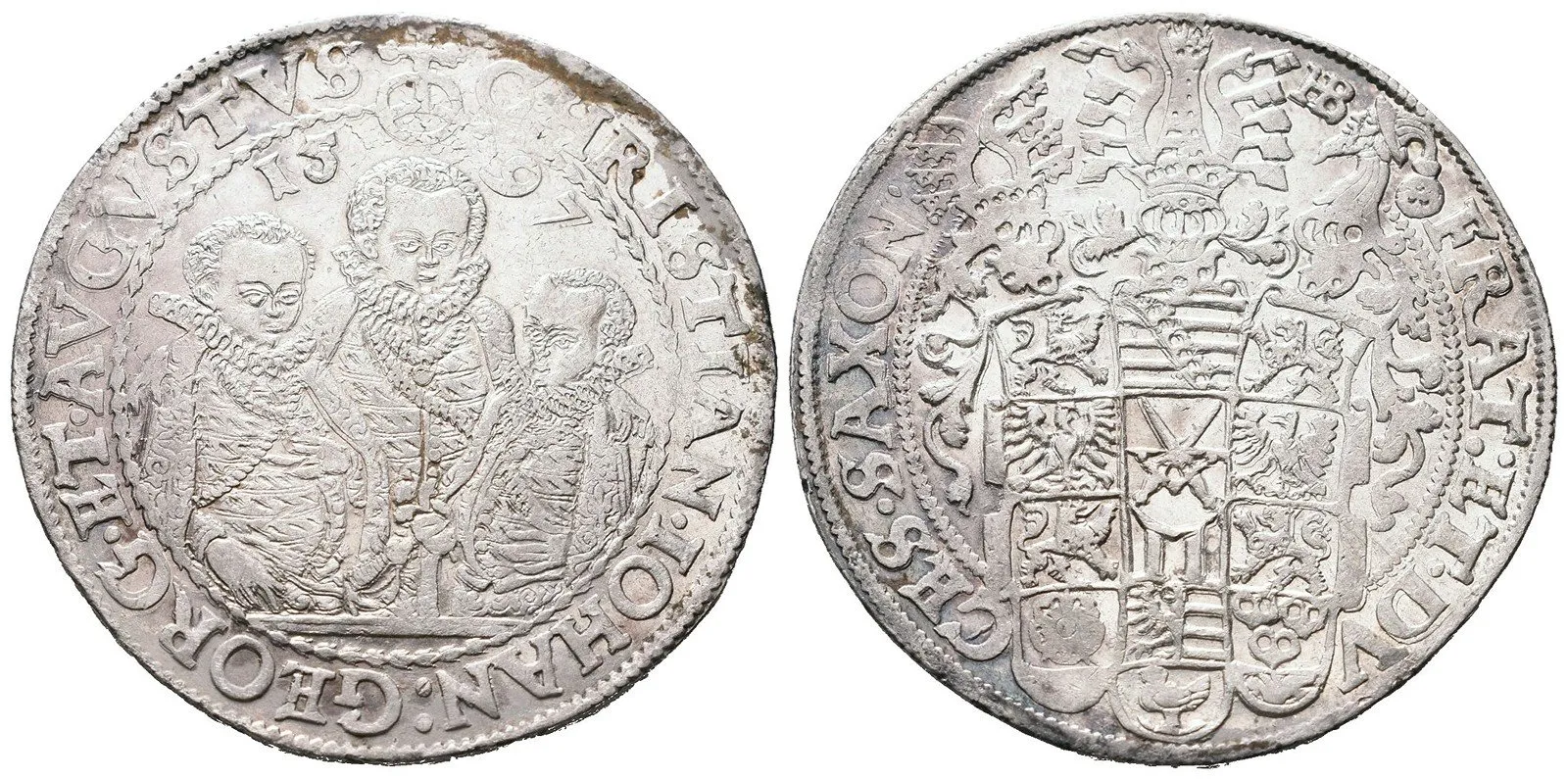 Sasko, Christian II., Johann Georg I. a August, 1591 - 1611 — 1