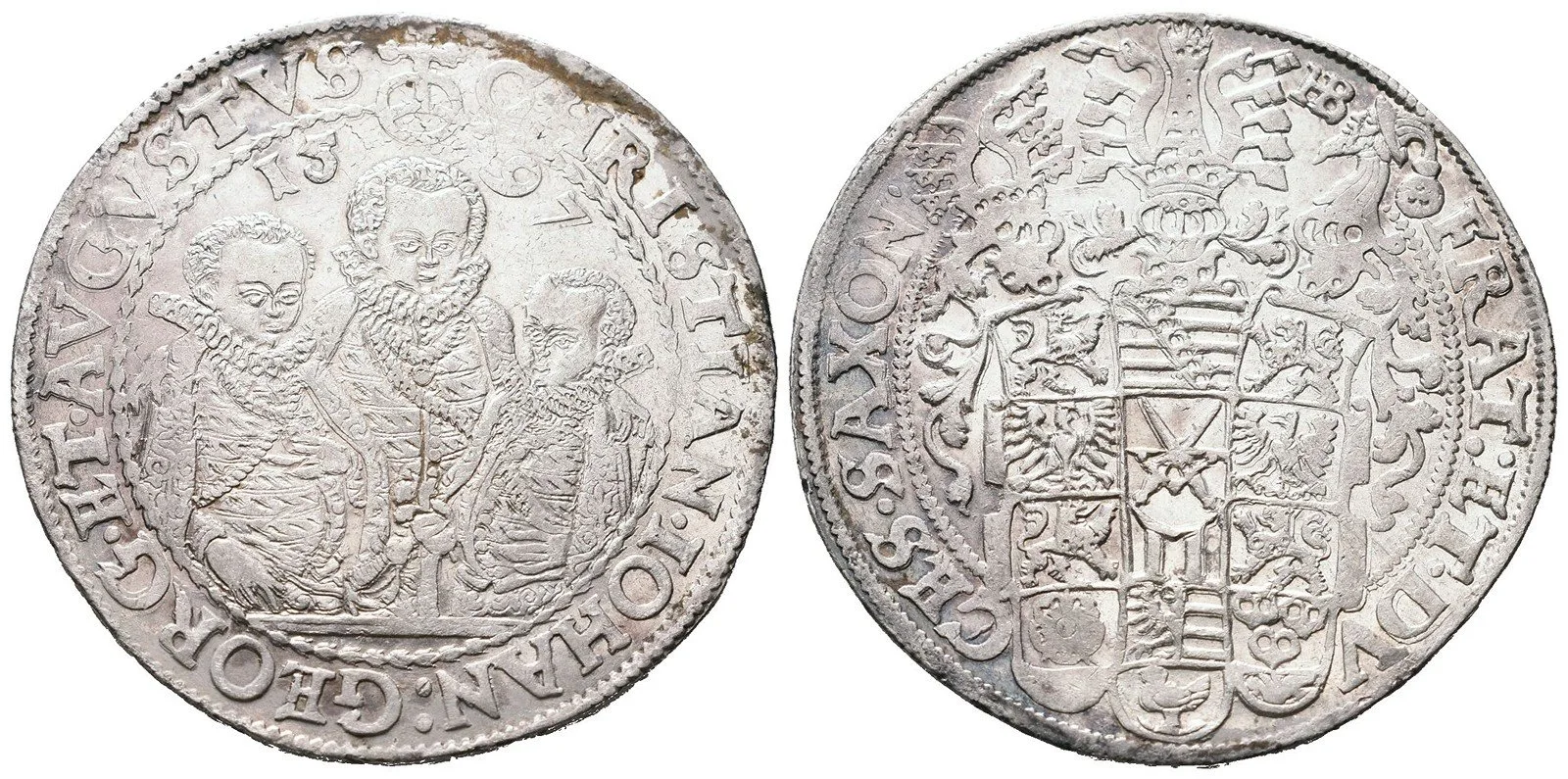 Sasko, Christian II., Johann Georg I. a August, 1591 - 1611 — 1