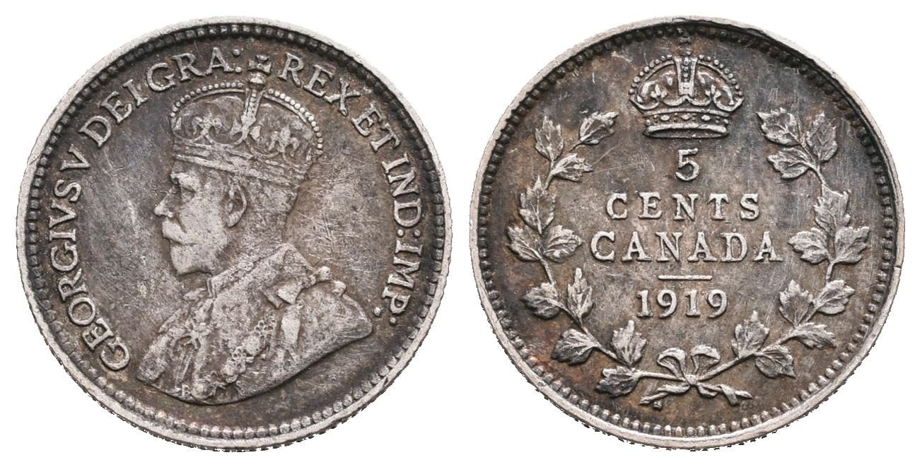 Kanada, 5 Cent 1919