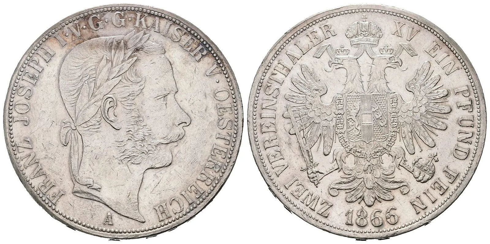 Rakouská a spolková měna, 1857 - 1892 — 1