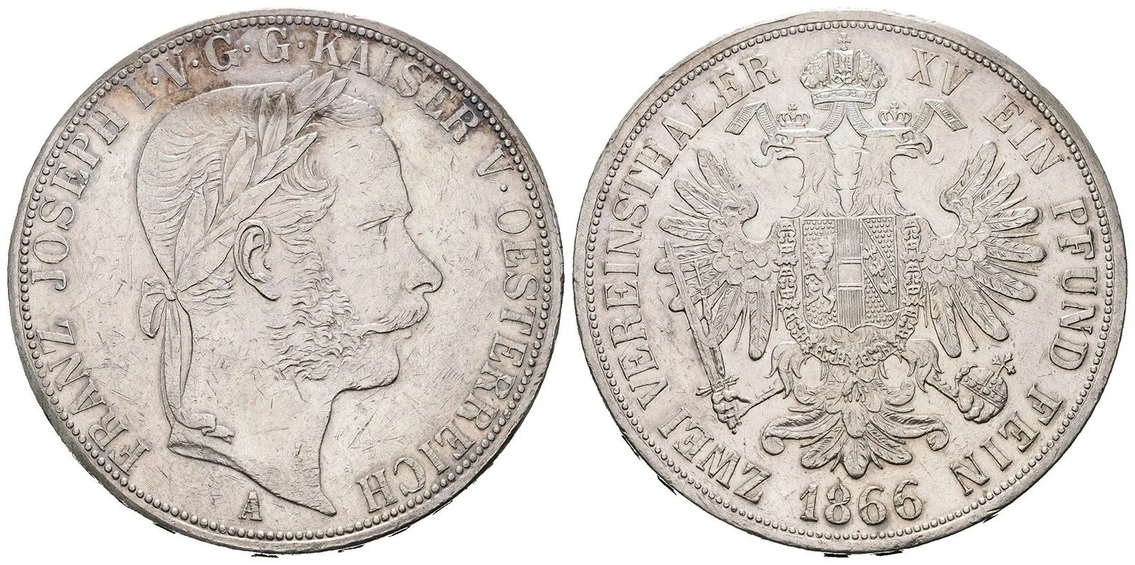 Rakouská a spolková měna, 1857 - 1892 — 1