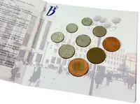 Sada oběžných mincí 2001 - Týnský chrám, nep. opotřebovaný přebal_9 ks — 2