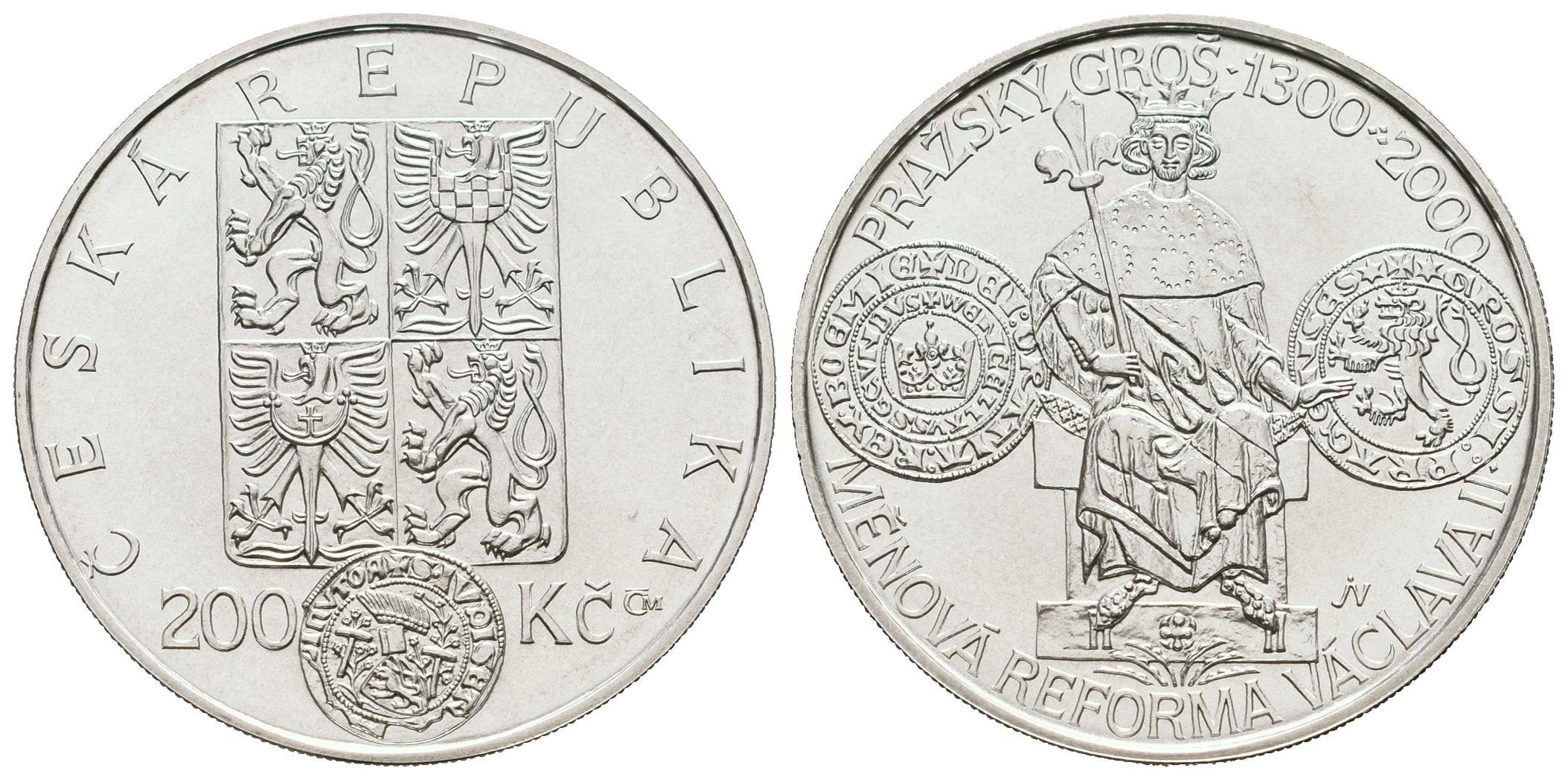 200 Kč 2000 - Měnová reforma Václava II.