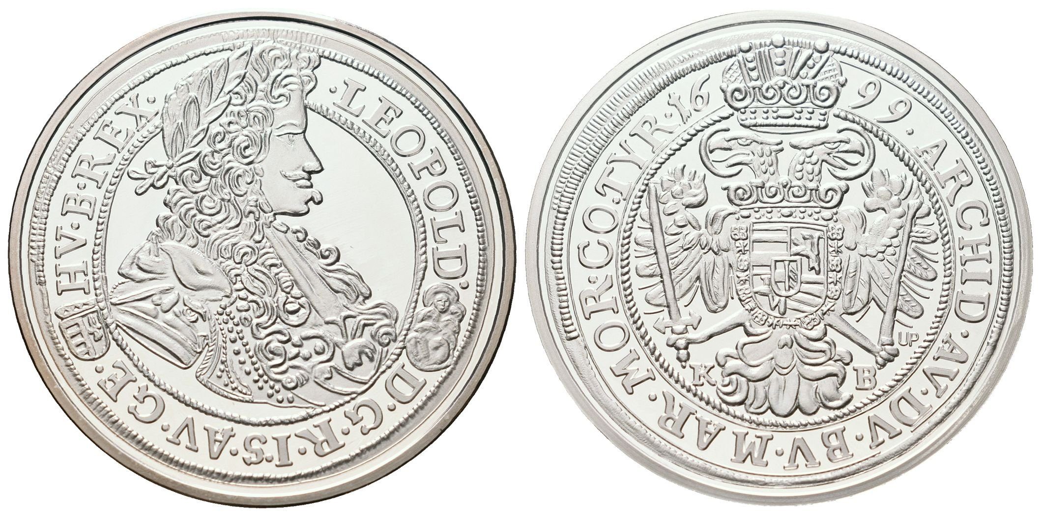 Replika - Historický 1/2 tolar - Leopold I. 1699