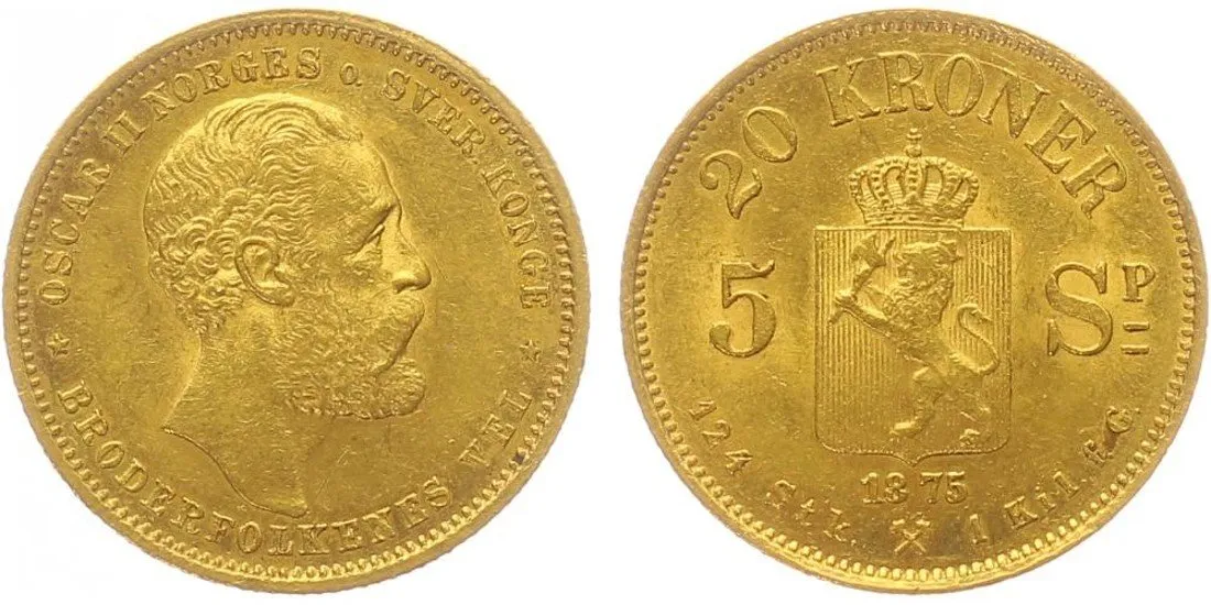Norsko, Oscar II., 1872 - 1907 — 1