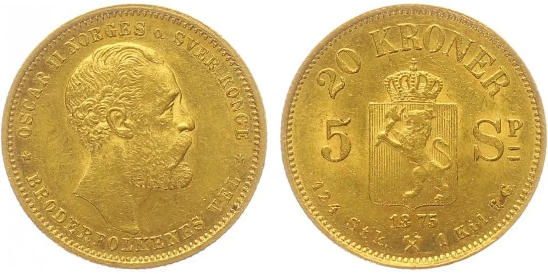 Norsko, Oscar II., 1872 - 1907 — 1