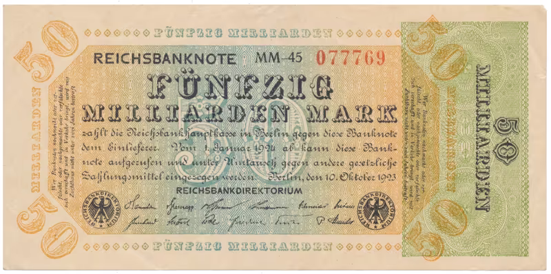 Německo, 50 Milliarden Mark 1923, Ro.117b