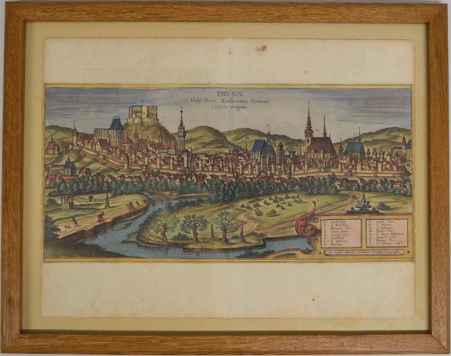 Mapa Brna