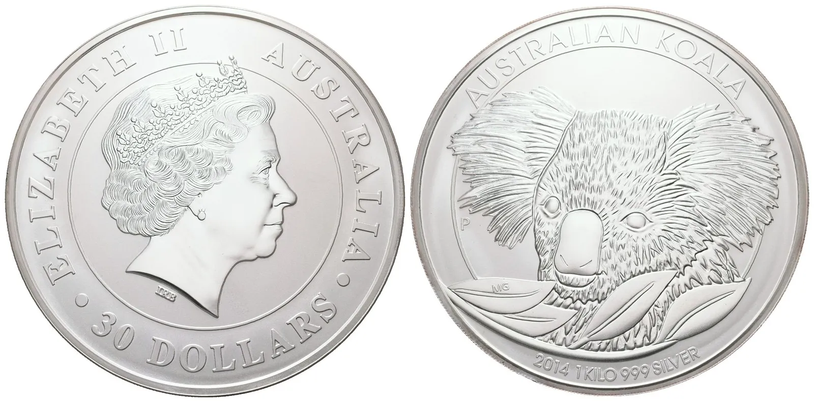 Austrálie, 30 Dollar 2014 - Australian Koala