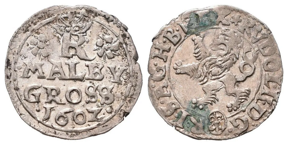 Malý groš 1602, Jáchymov-Taubenreutter