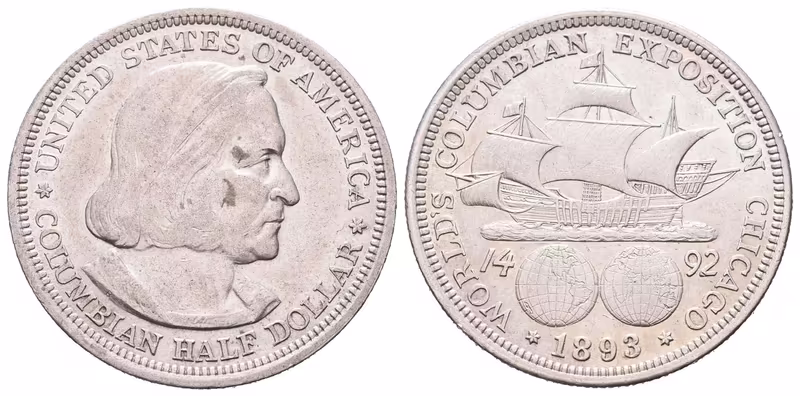 USA, 1/2 Dollar 1893 - Světová výstava