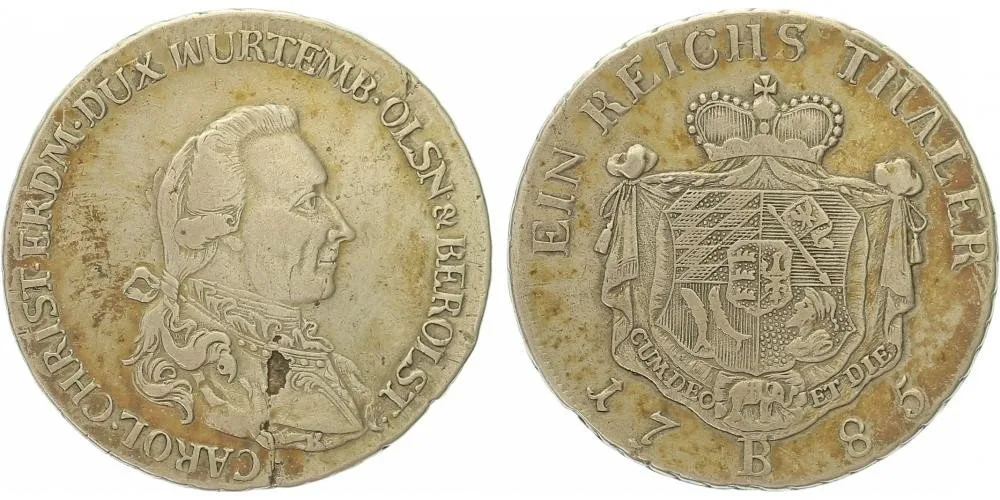 Würtenberg - Olešnice, Carl Christian Erdmann, 1744 - 1799 — 1