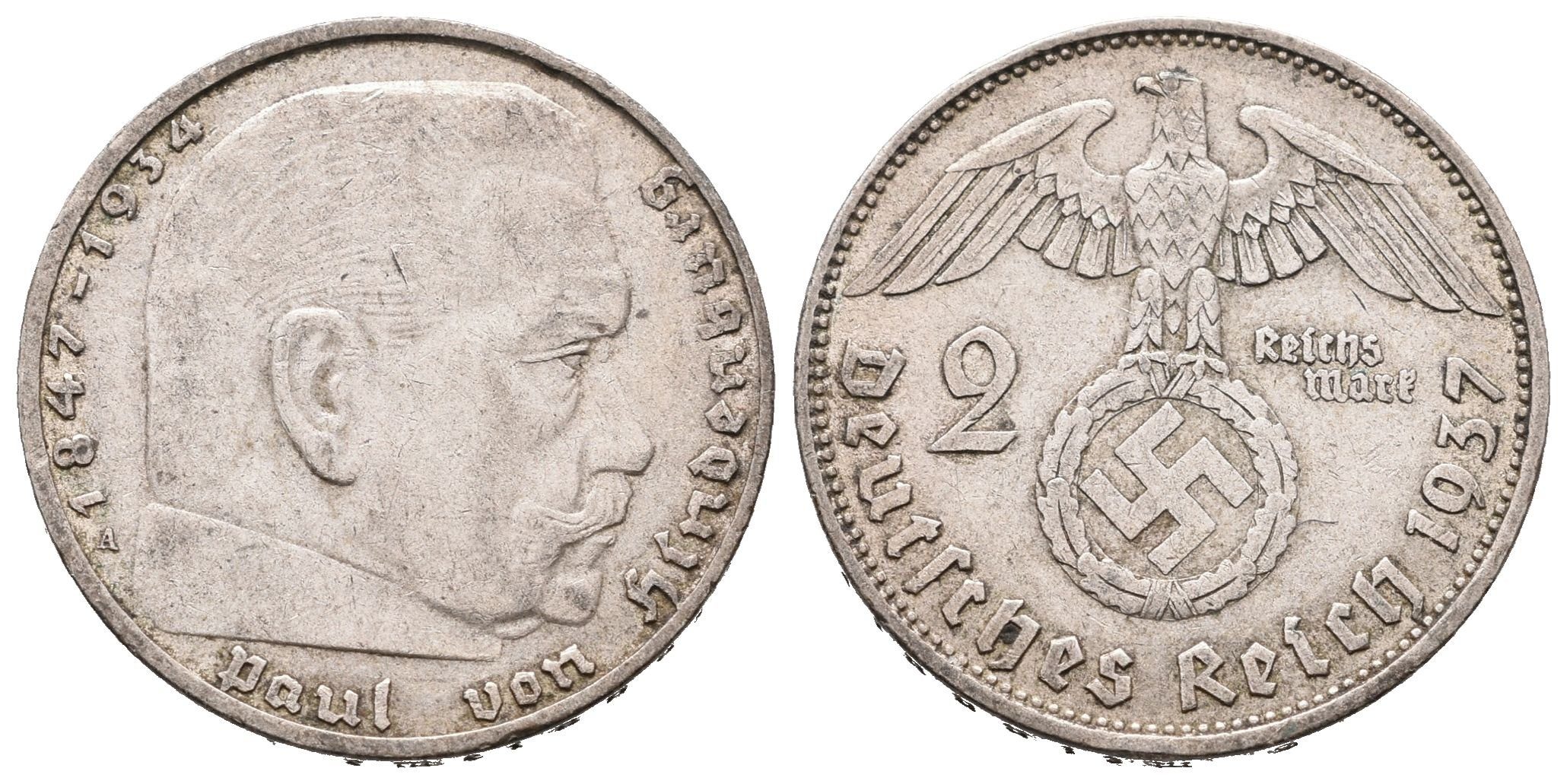 III. říše, 2 Marka 1937 A