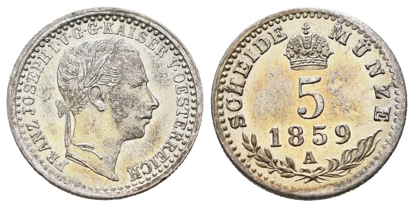 5 Krejcar 1859 A
