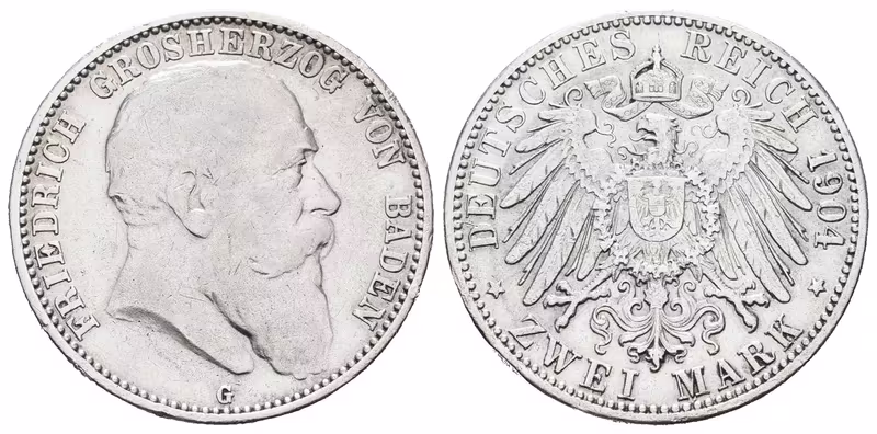 Baden, 2 Marka 1904 G
