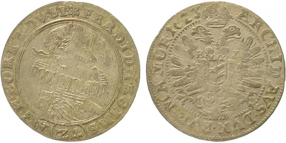 Ferdinand II., 1619 - 1637 (Mince kiprová) — 1