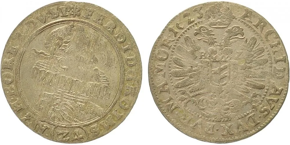 Ferdinand II., 1619 - 1637 (Mince kiprová) — 1