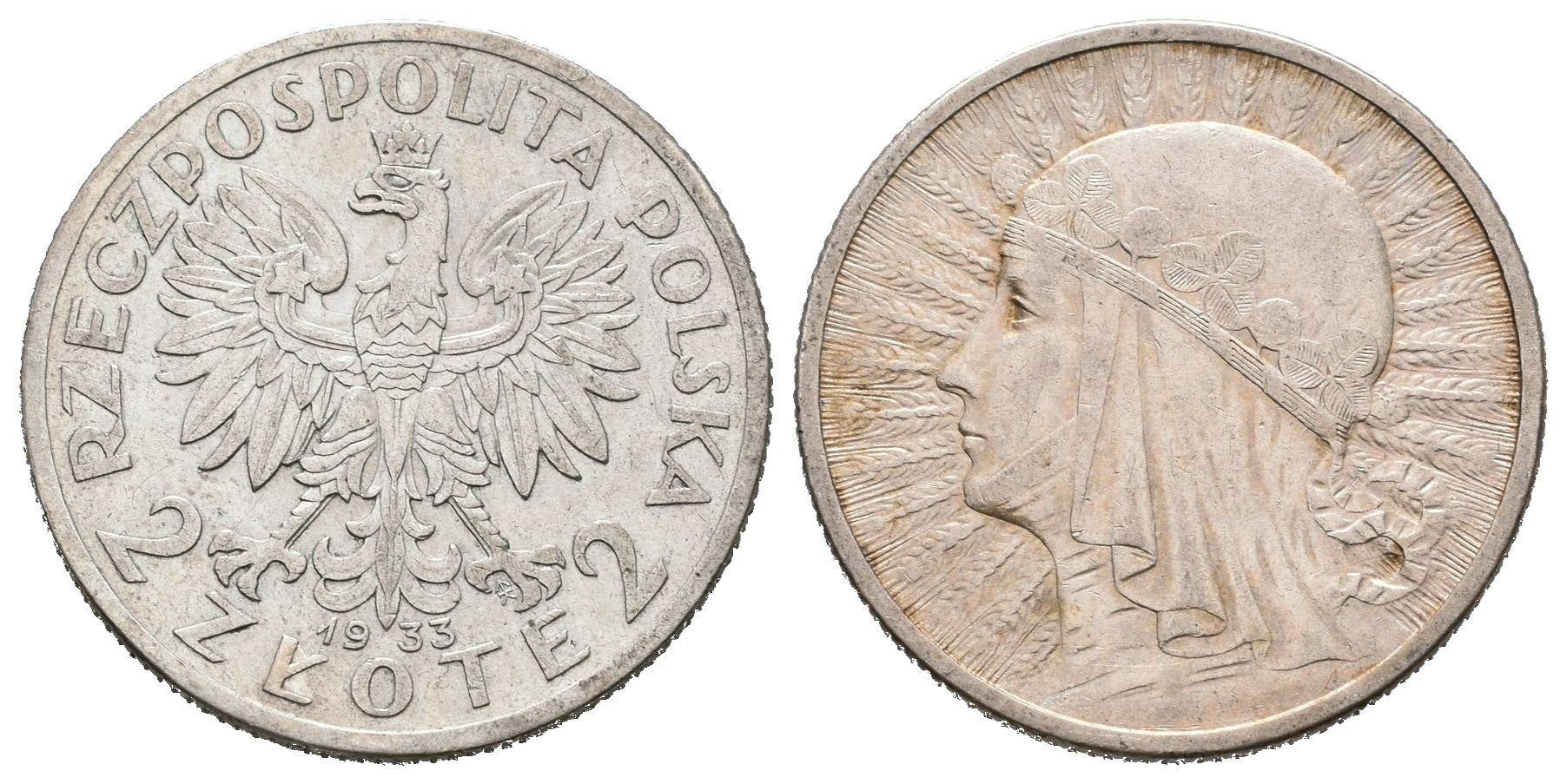 Polsko, 2 Zloté 1933