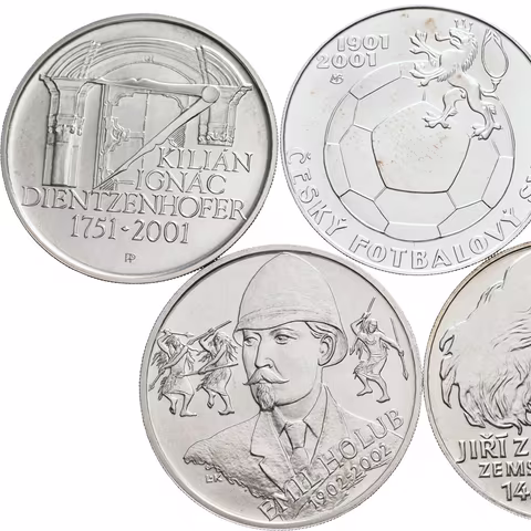 Soubor mincí 200 Kč 2001 - František Škroup, Český fotbalový svaz,