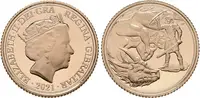 Gibraltar, 1/2 Sovereign 2021