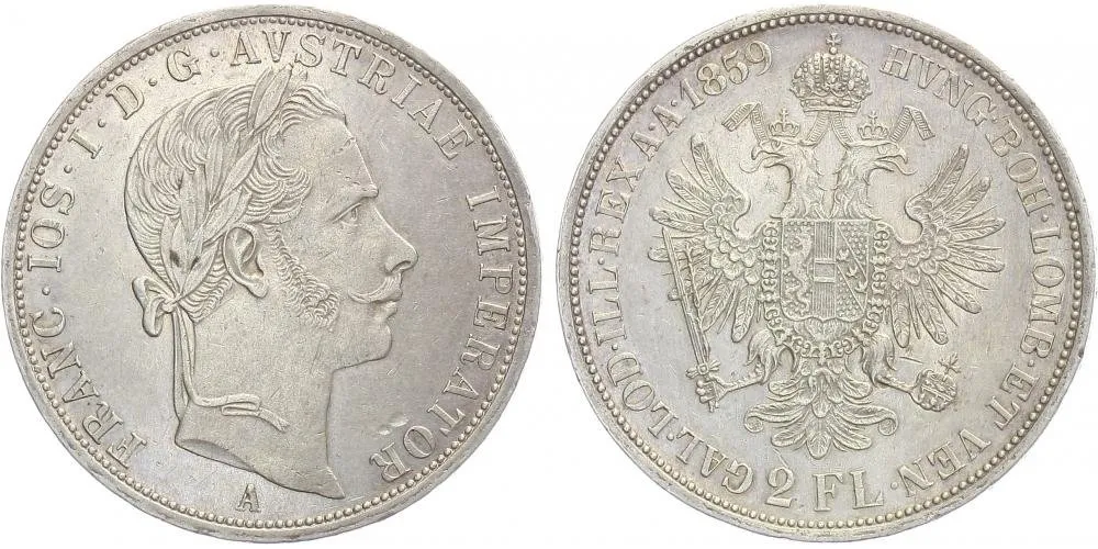 Rakouská a spolková měna, 1857 - 1892 — 1