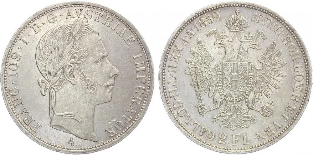 Rakouská a spolková měna, 1857 - 1892 — 1