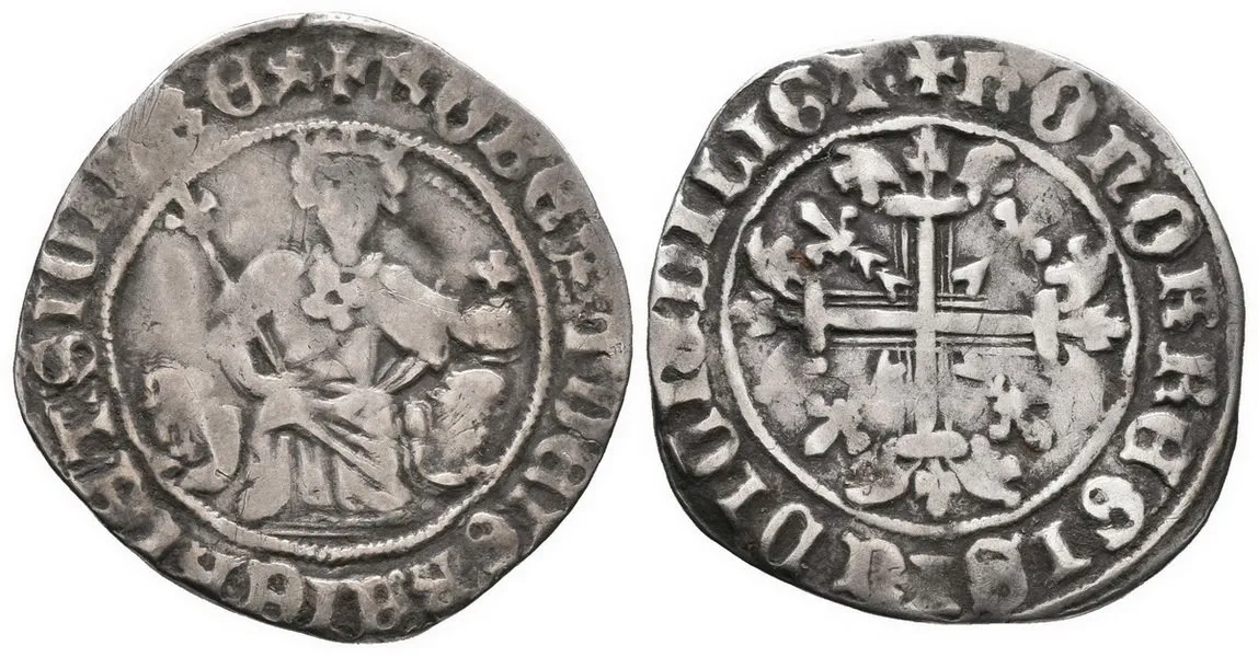 Itálie - Neapol a Sicilie, Karel von Anjou, 1285 - 1309 — 1