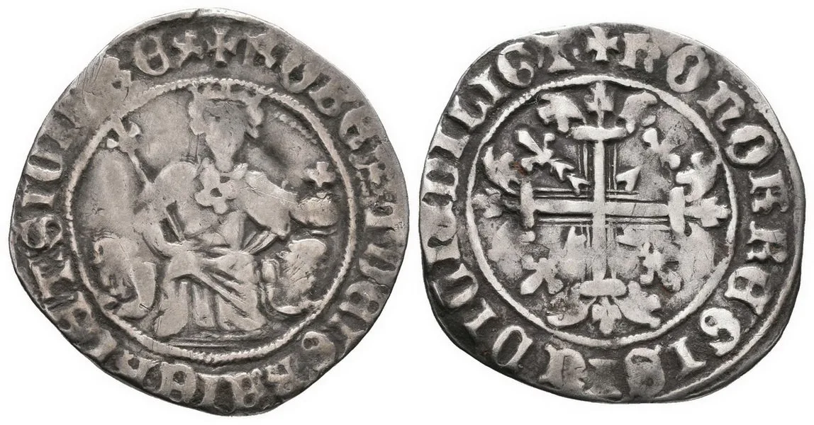 Itálie - Neapol a Sicilie, Karel von Anjou, 1285 - 1309 — 1