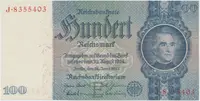 Německo, 100 Reichsmark 1935, typ H/H, Hej.D8a
