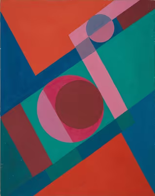 Vladislav Mirvald: Vladislav Mirvald (1921-2003) - Zátiší s geometrickými tvary