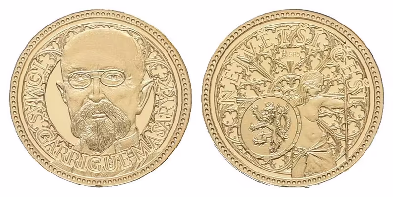 Medaile b.l. - Největší Češi - Tomáš Garrigue Masaryk