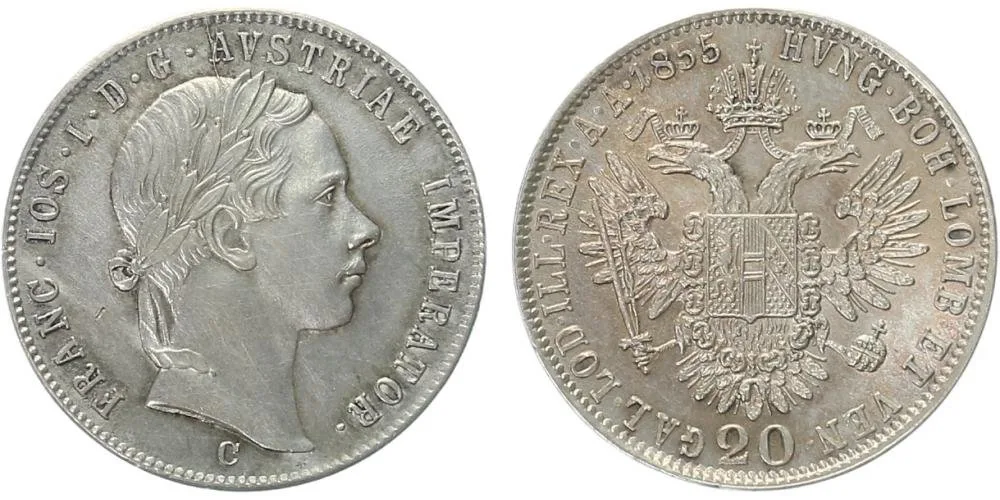 Konvenční měna, 1848 - 1857 — 1