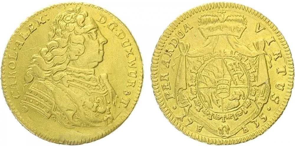 Württemberg, Karl Alexander, 1733 - 1737 — 1