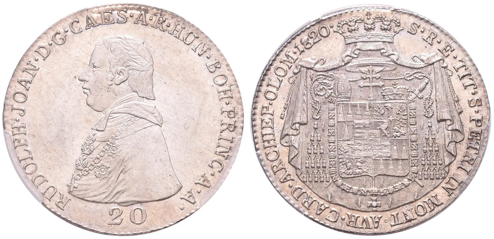 Olomouc - arcibiskupství, Rudolf Jan, 1819 - 1831 — 1