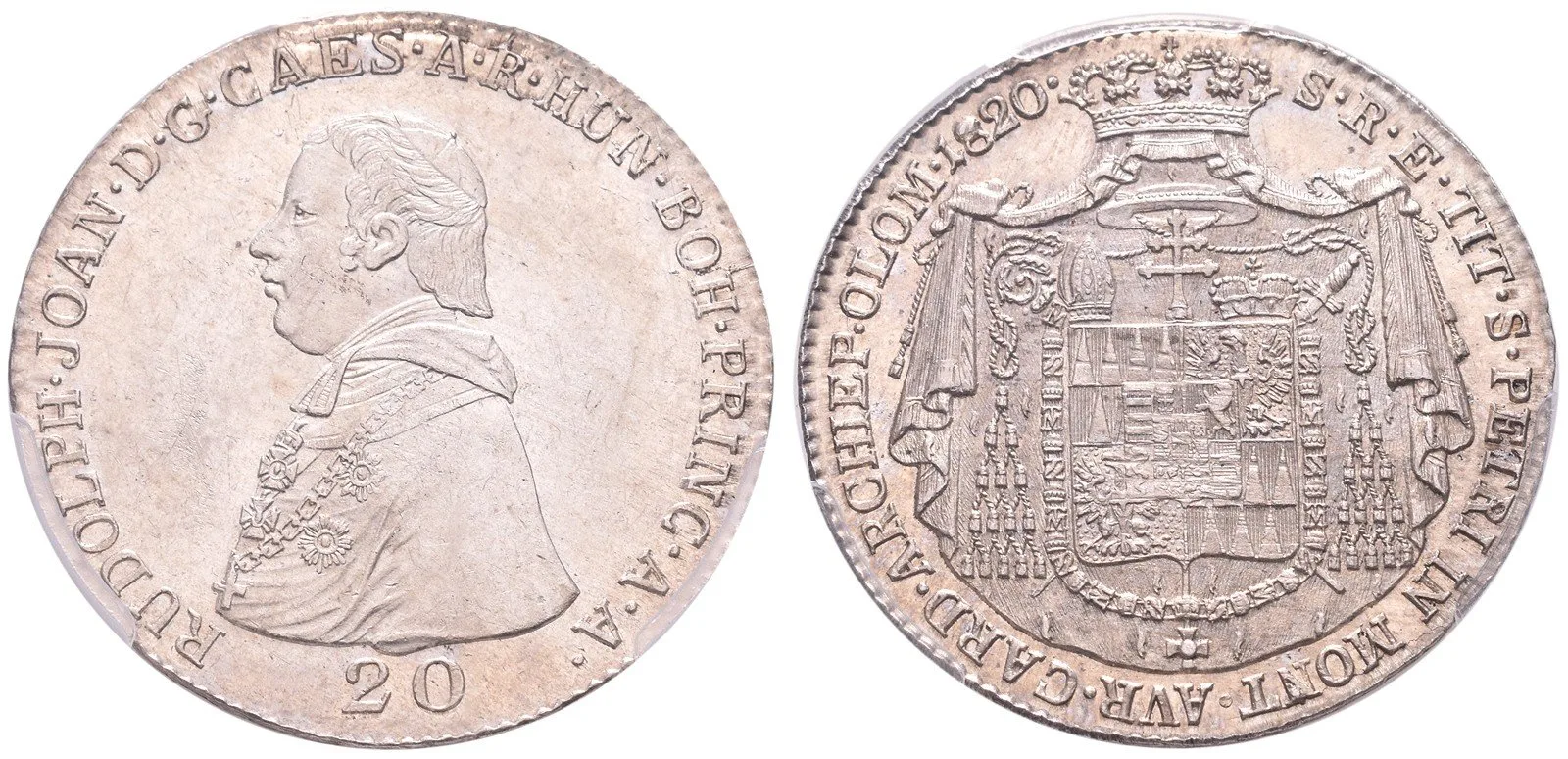 Olomouc - arcibiskupství, Rudolf Jan, 1819 - 1831 — 1