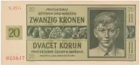 20 Koruna 1944, série G, Hej.40b