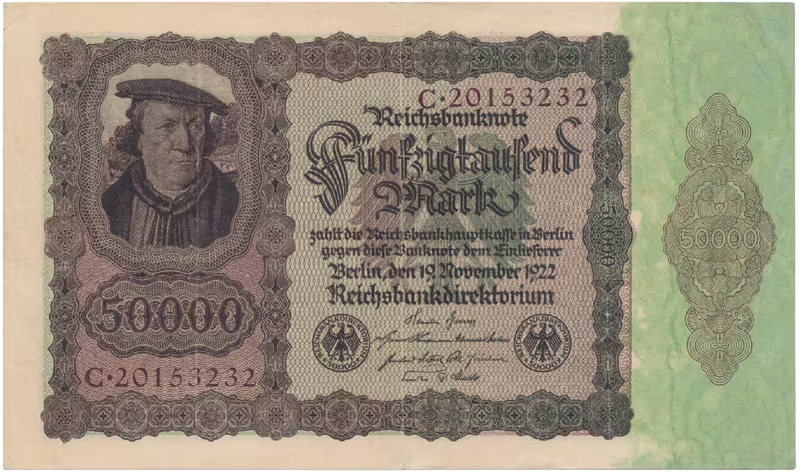 Německo, 50000 Mark 1922, Ro.78