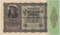 Německo, 50000 Mark 1922, Ro.78
