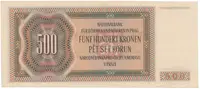 500 Koruna 1942, I. vydání, série E, Hej.35a - fotografie 2
