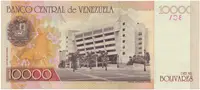 Venezuela, 10.000 Bolivares 2000, anulát - MUESTRA SIN VALOR, P.85as - fotografie 2