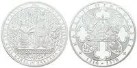 Stříbrná investiční medaile - 1348, Založení univerzity v Praze - Ag 24,5 g - 999/1000 + Certifikát