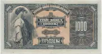 1000 Koruna 1932, série A, SPECIMEN, Hej.26a - fotografie 2