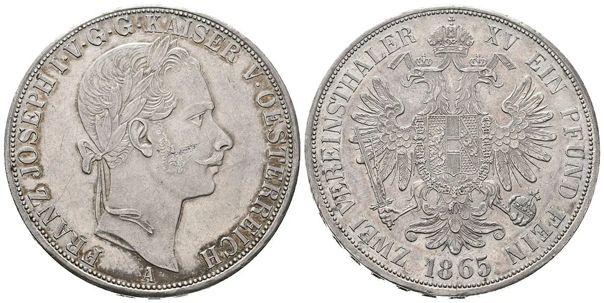 Rakouská a spolková měna, 1857 - 1892 — 1