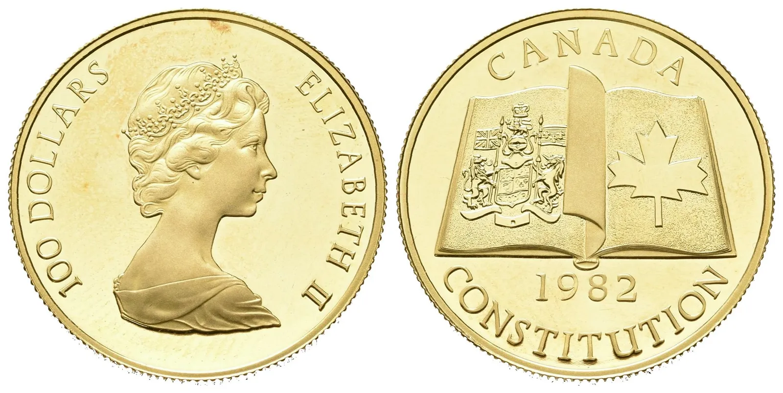 Kanada, 100 Dollars 1982 - New Constitution