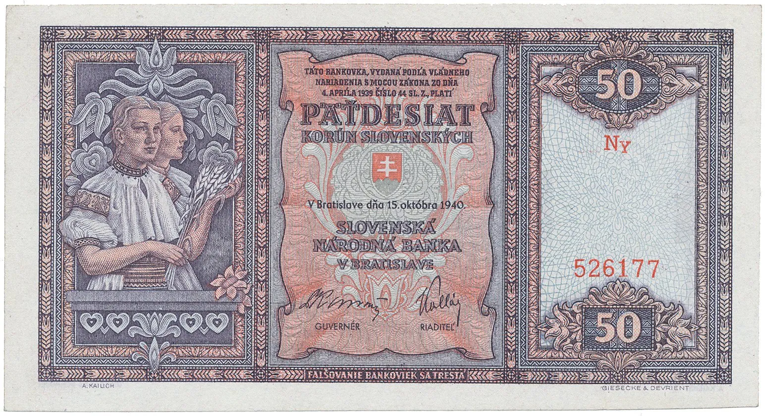 Slovenský stát, 1939 - 1945 — 1