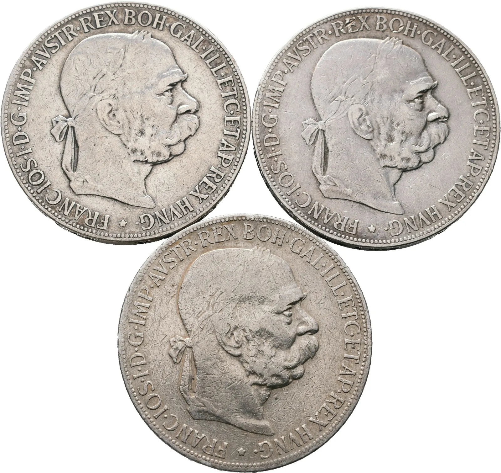 5 Koruna 1900 - lot 3 ks